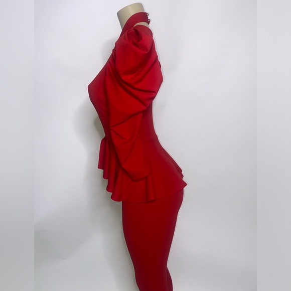 Red (1) pc Jumpsuit - Picture 4 of 6